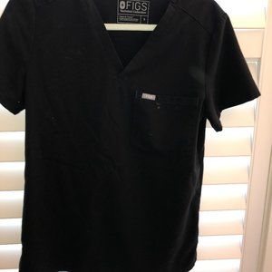 Black Figs Scrub Top